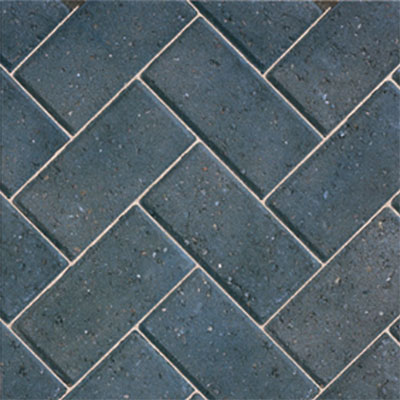 blue permeable block paving