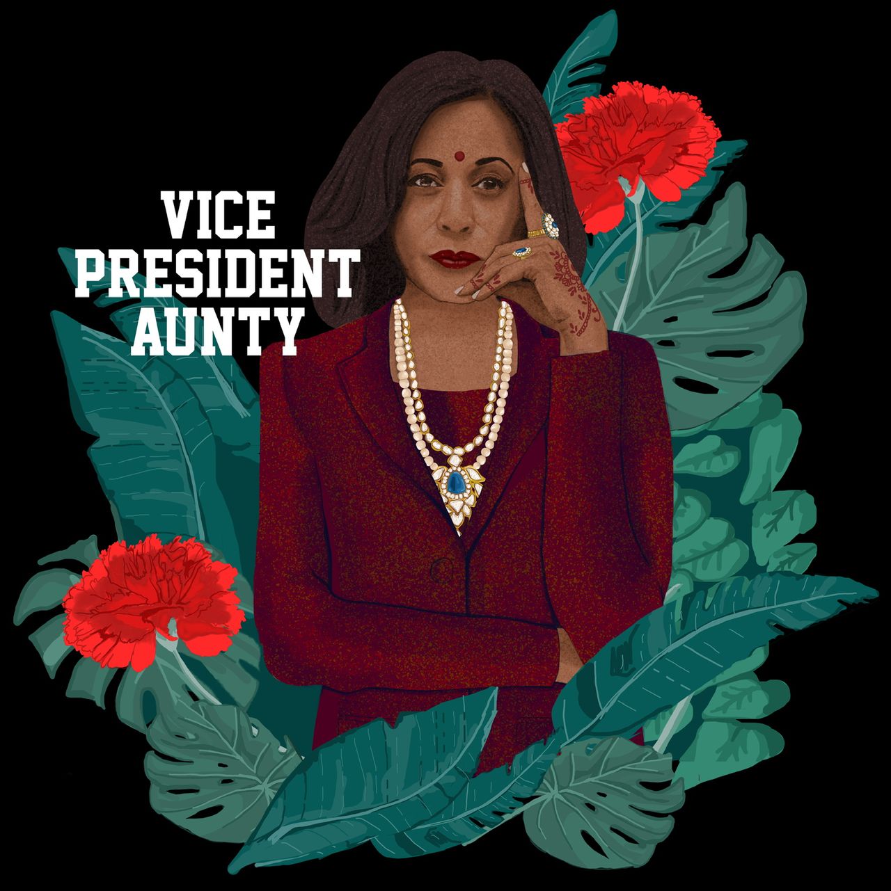 Vote for Aunty Kamala Harris image by Hanifa Abdul Hameed