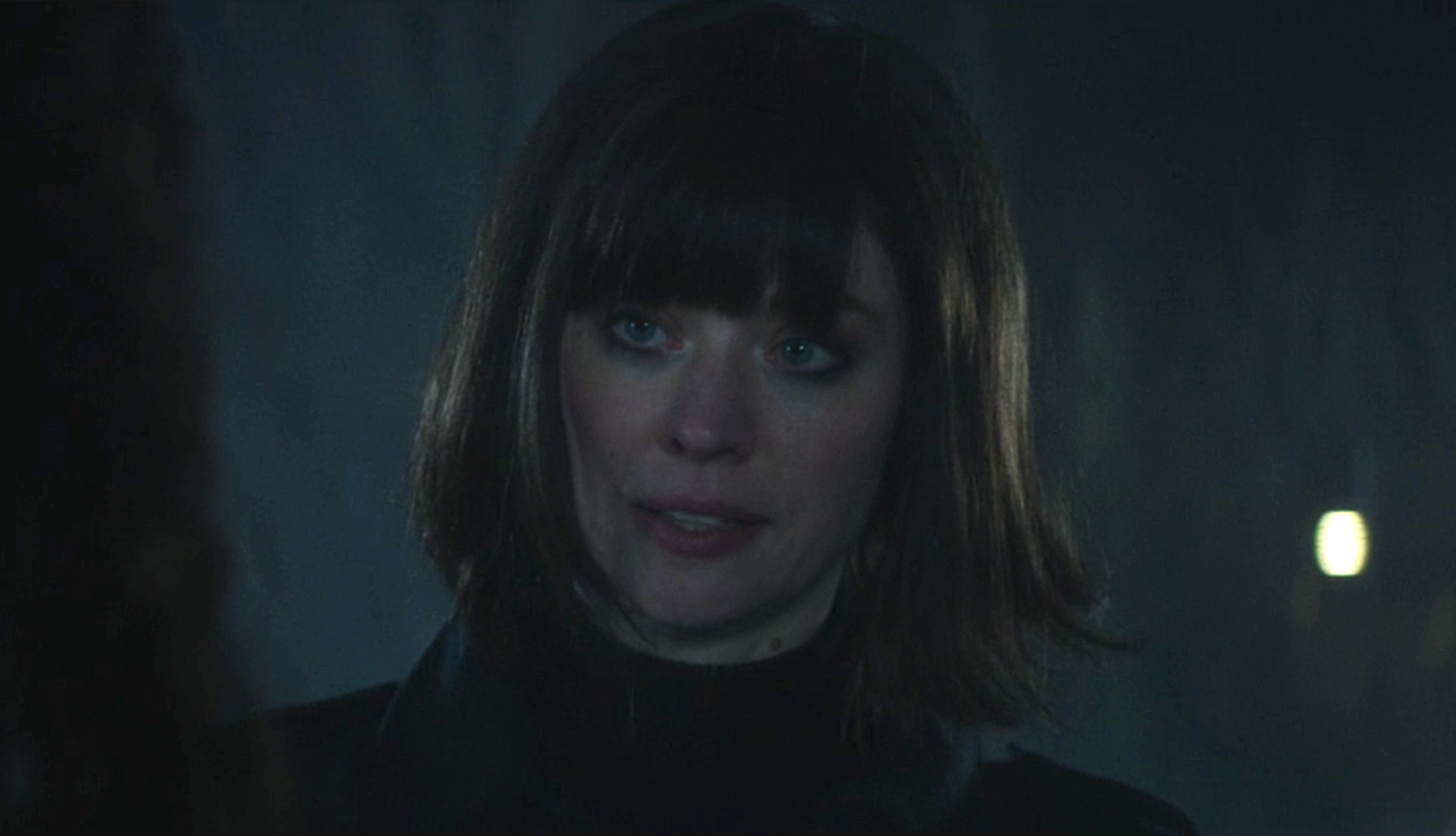 Karen in a wig talking to BB in Daredevil Born Again Season 2 premiere