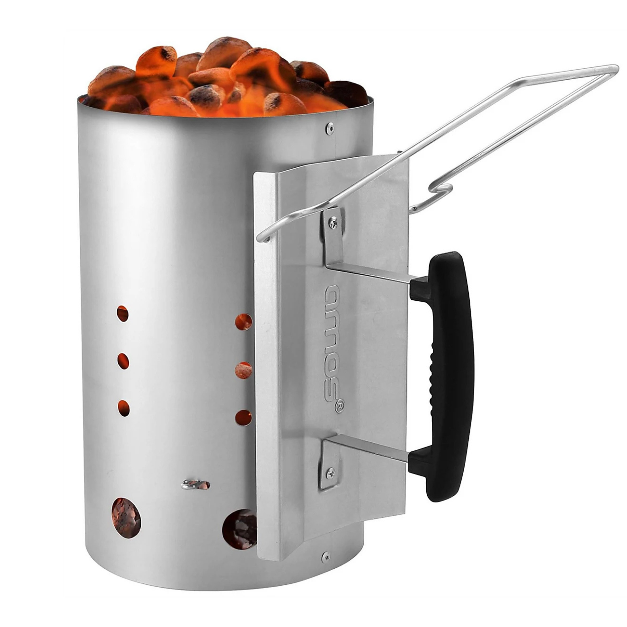 Amos Charcoal Barbecue Chimney Starter Large