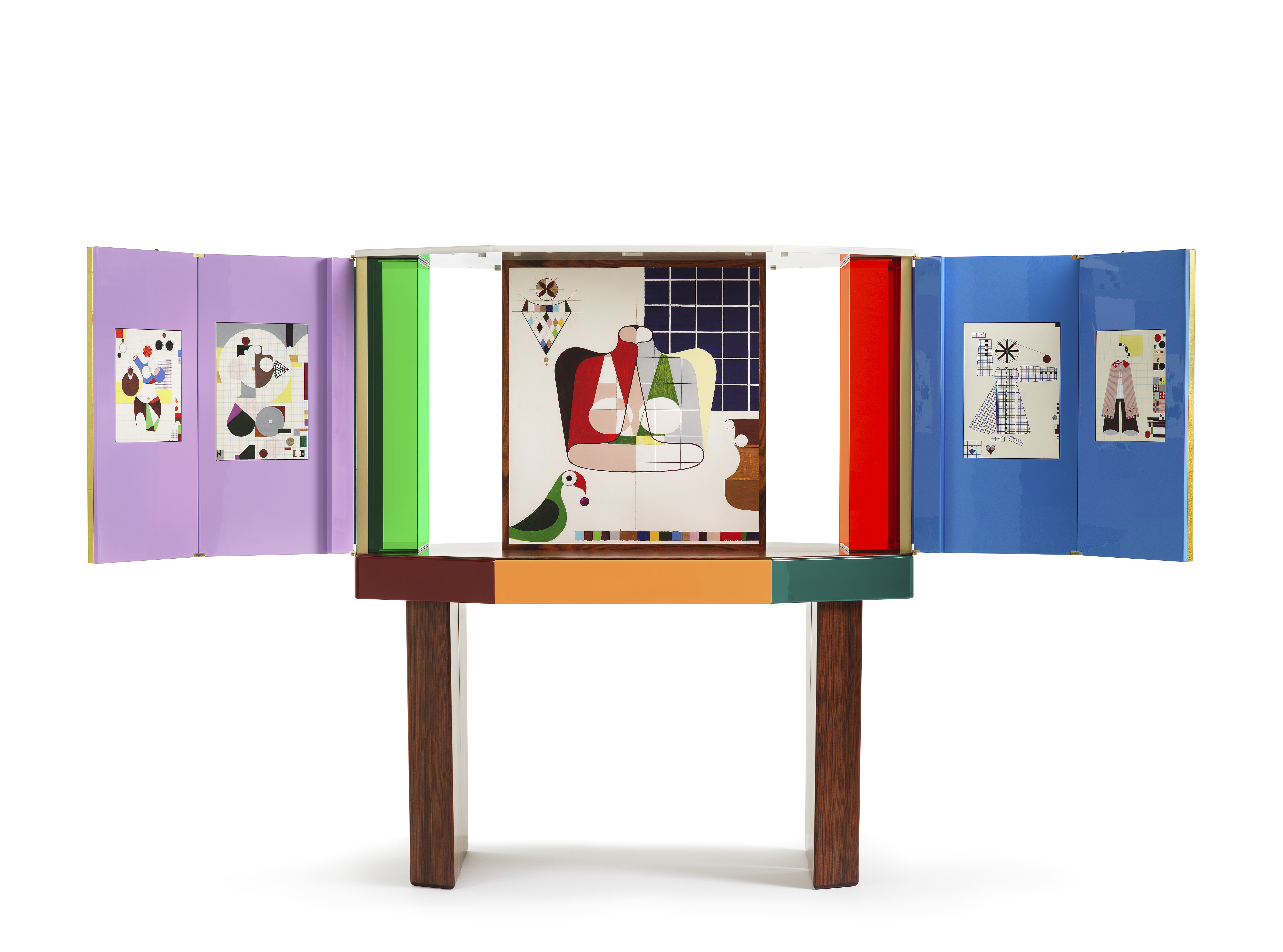 colourful cabinet by Nipa Doshi for Mecca x NGV Women in design commission