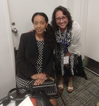 Haben Girma and Lisa Nielsen, Accessibility Expo 2019