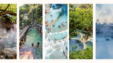 hot springs collage