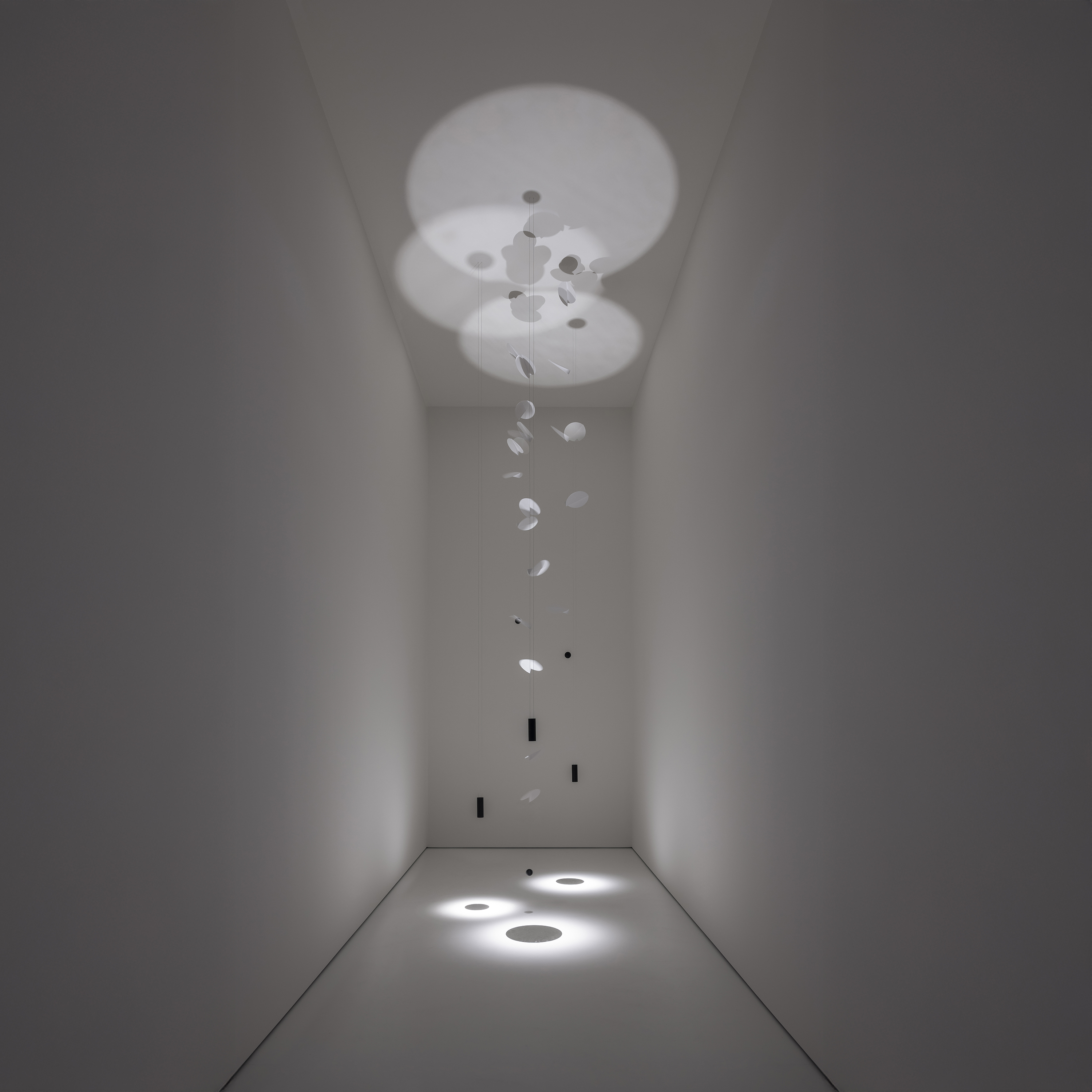 Davide Groppi lighting at Volumnia, Piacenza