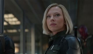 Black Widow seeing Bruce Banner for hte first time in Avengers Infinity War