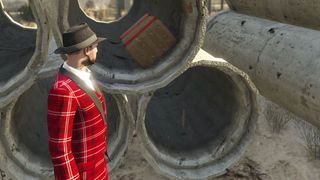 Finding one of GTA Online G's Caches