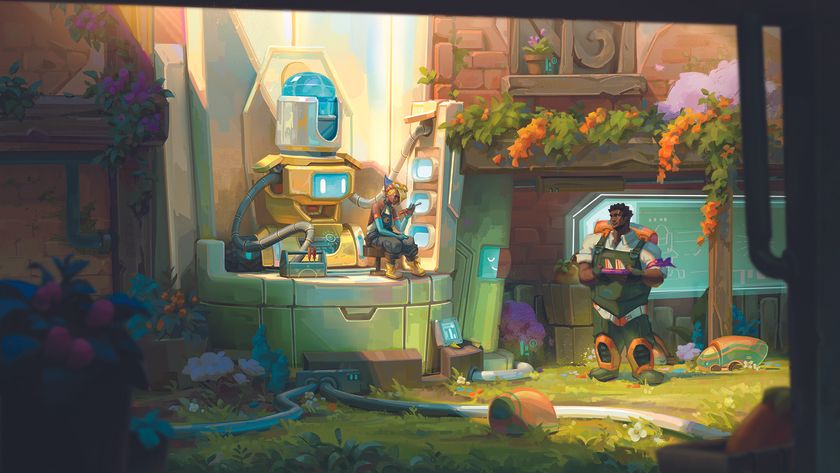 digital art showing a cosy impressionist town scene