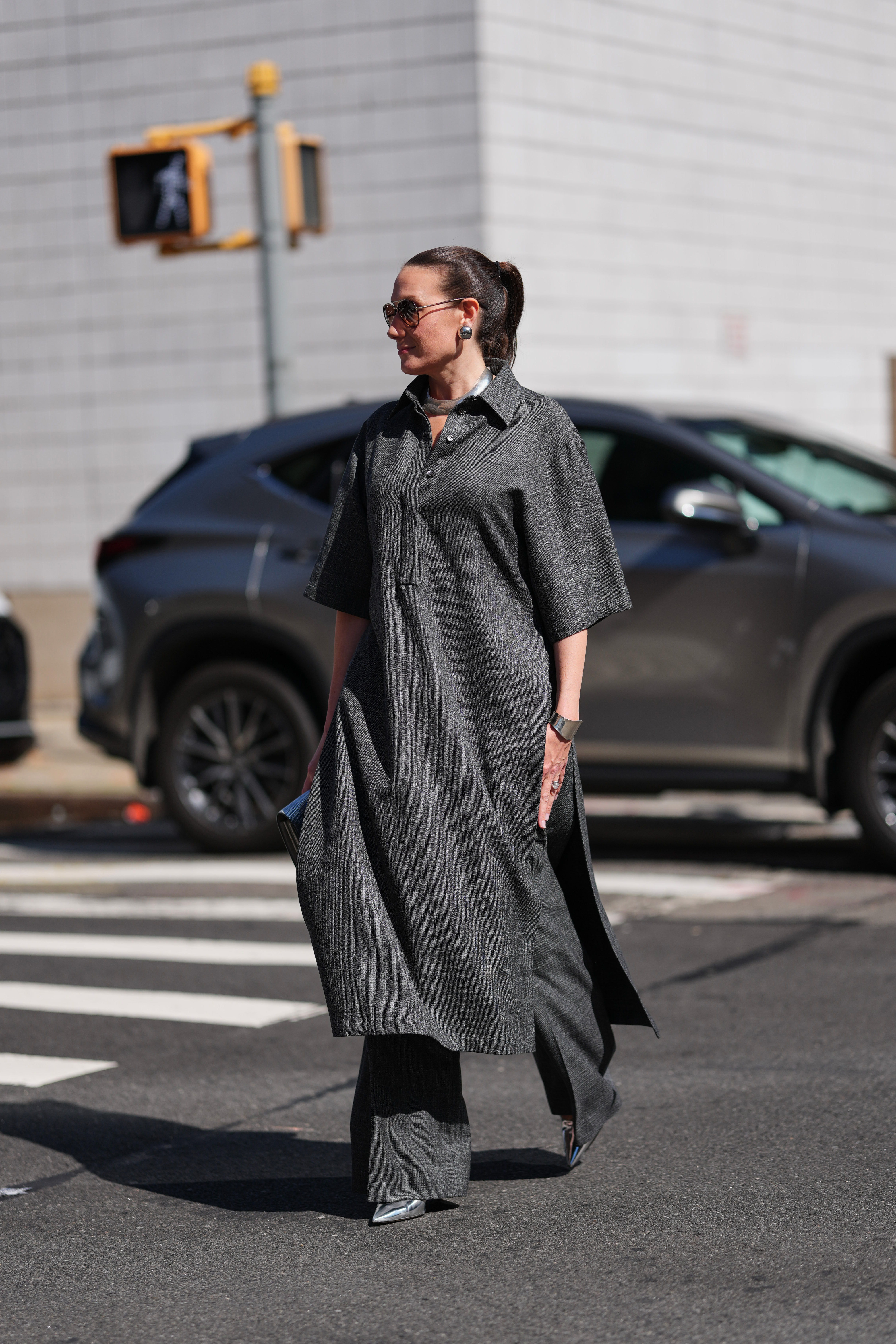 street style outfits during new york fashion week ss26