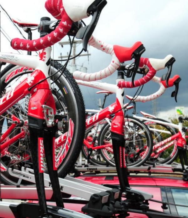 SRAM neutral support bikes were ready to go