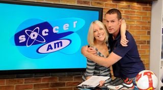 Soccer AM's Max Rushden and Helen Chamberlain