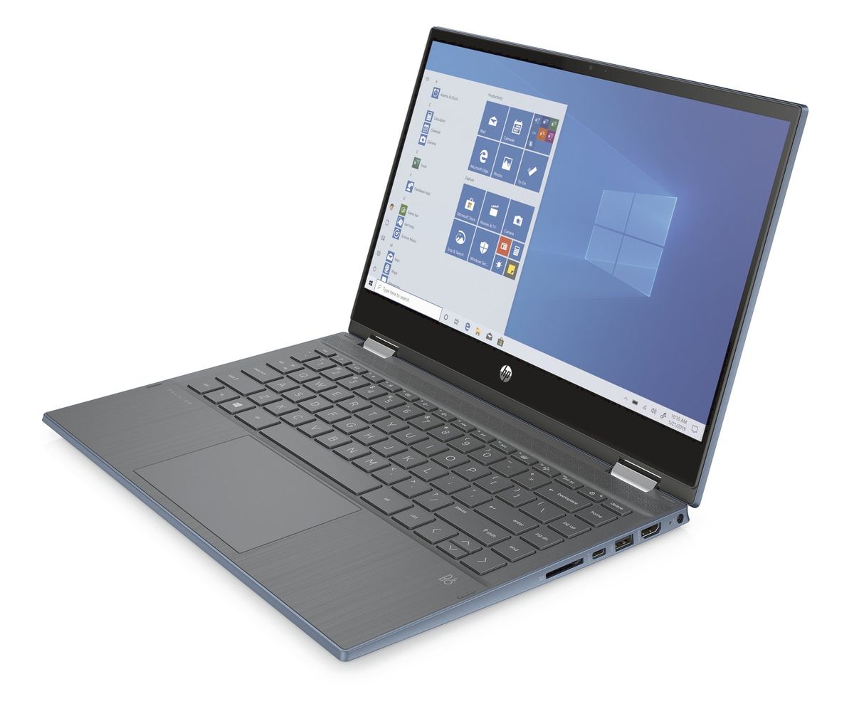 Hp Pavilion X360 14 Forestteal Coreset Frontleft