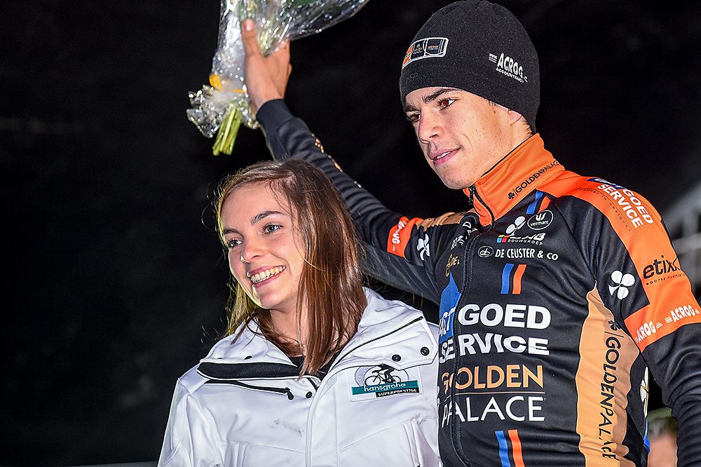 Wout Van Aert (Vastgoedservice-Golden Palace) wins Superprestige Francorchamps