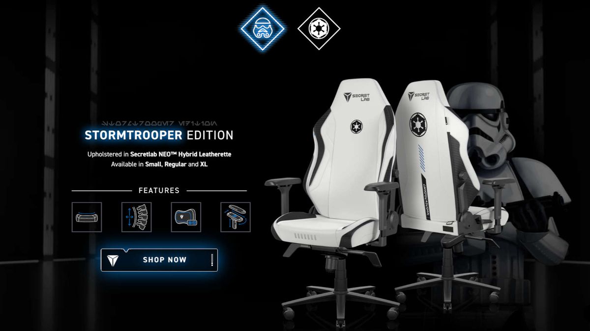 Secretlab Titan Evo Star Wars themed