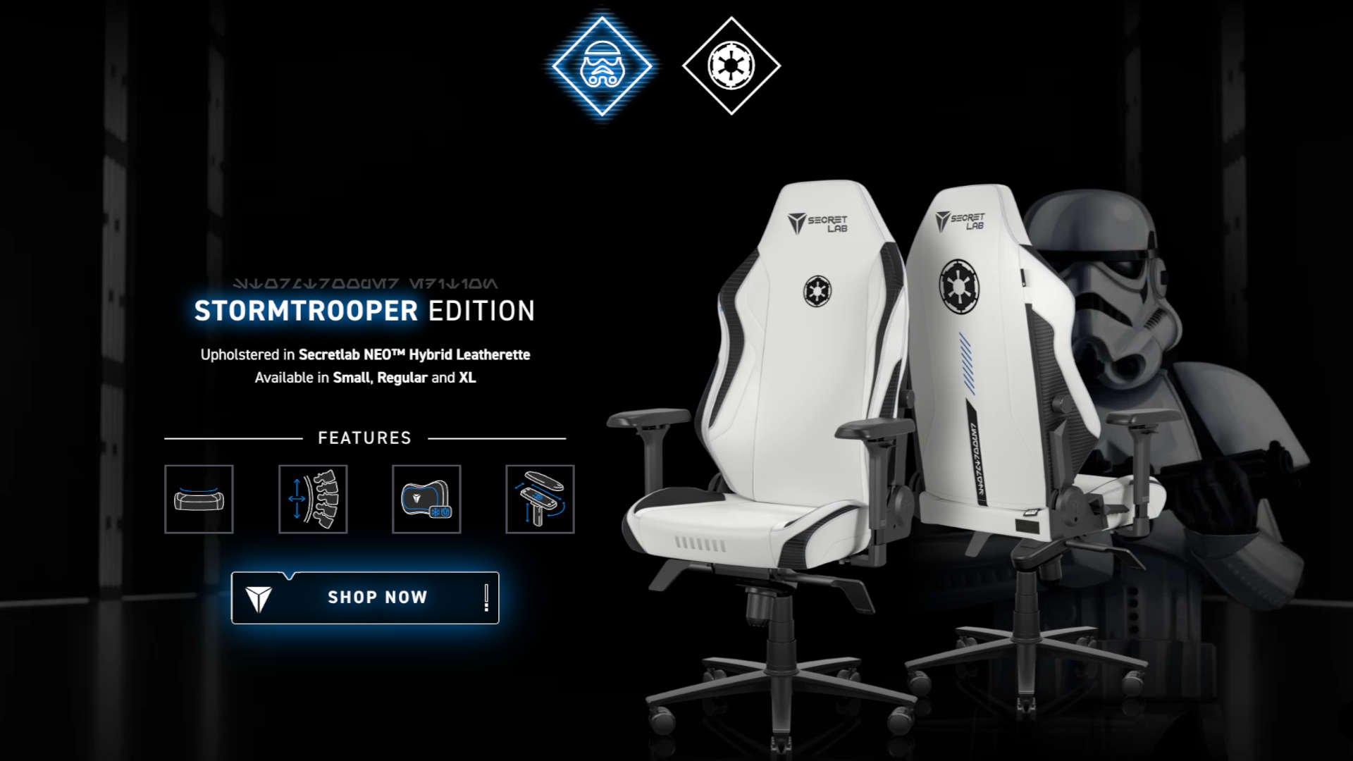 Secretlab Titan Evo Star Wars themed