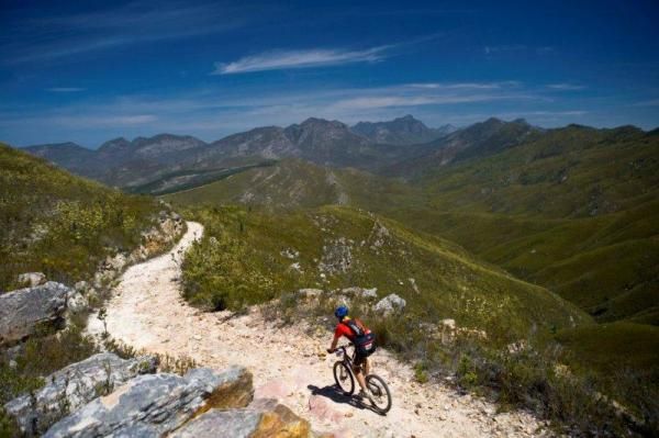 Riders at the Cape Pioneer Trek enjoy wide open views