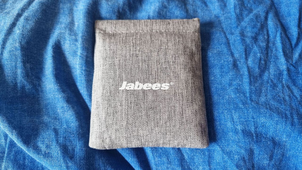 Jabees Peace Pillow Speaker in a fabric case