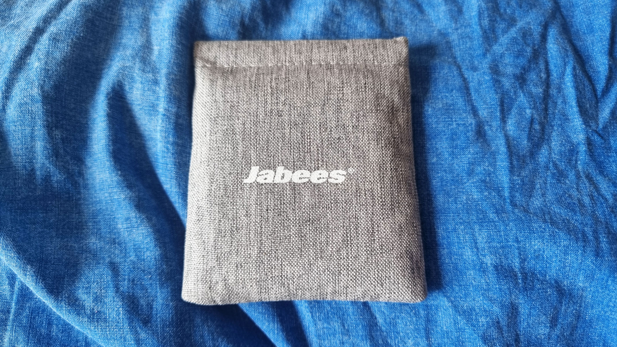 Jabees Peace Pillow Speaker in a fabric case