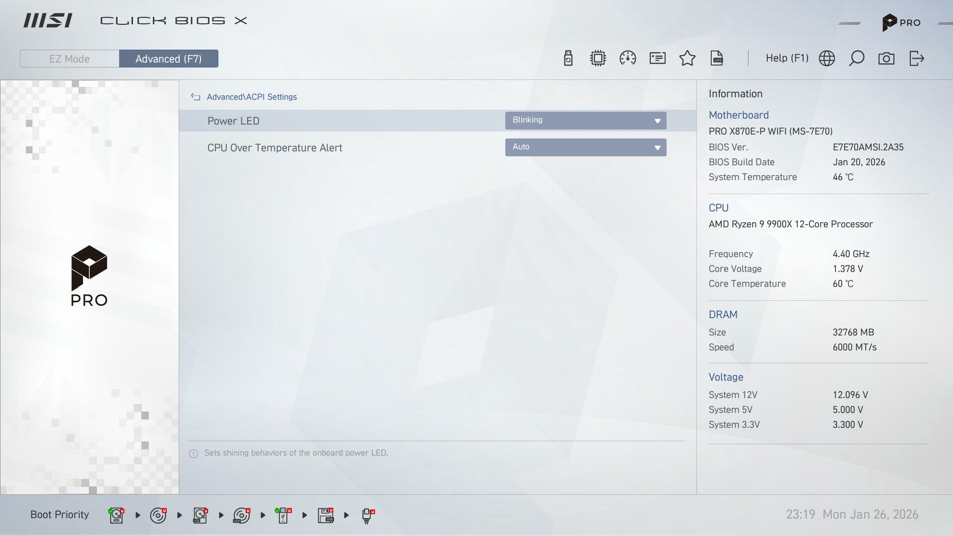 MSI Pro X870E-P Wifi