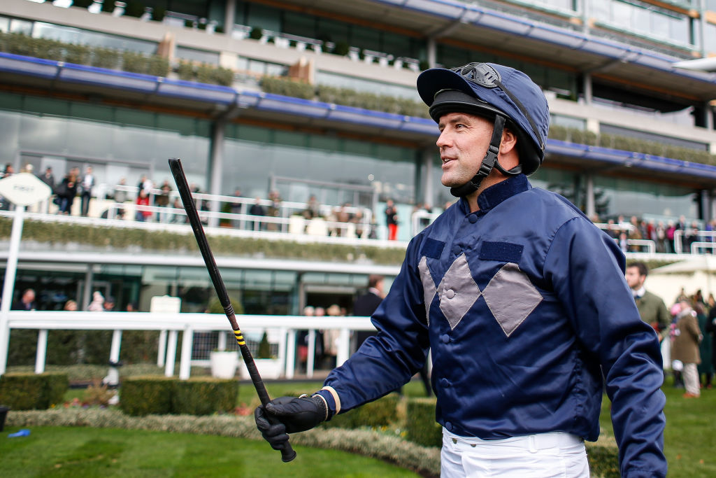 Michael Owen rode in a charity race at Ascot in 2017