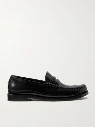 Le Loafer Glossed-Leather Loafers