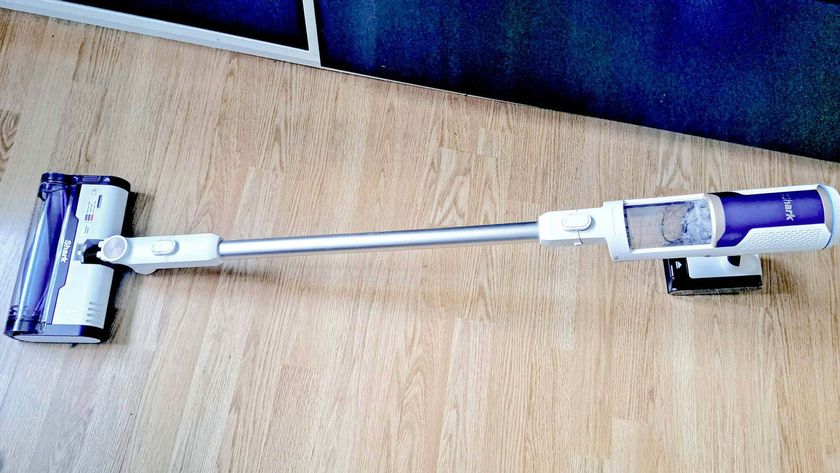 Shark Clean &amp; Empty vacuum cleaner on floor