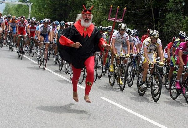 The ubiquitous devil made his daily appearance.