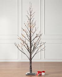 Snowy Branch LED Tree: £169/$149 | Balsam Hill