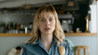 Bella Heathcote as Andy Oliver in Pieces of Her on Netflix