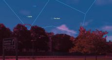 september 2017 skywatching, jupiter, young moon