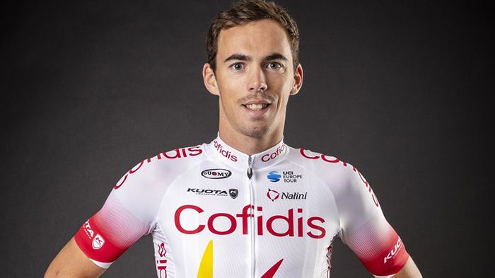 Christophe Laporte in the 2019 Cofidis jersey