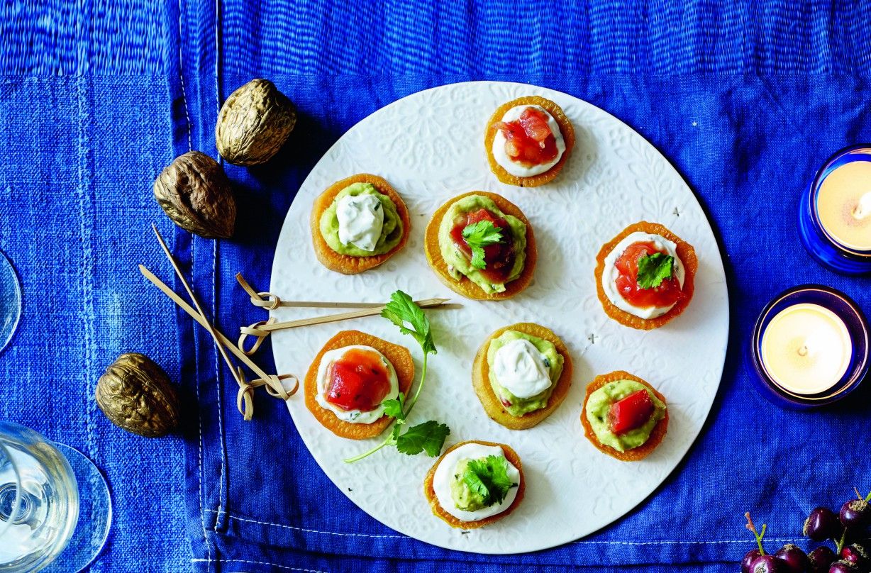 Mexican roasted sweet potato bites