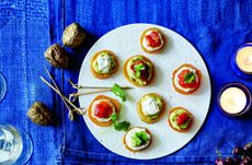 Mexican roasted sweet potato bites