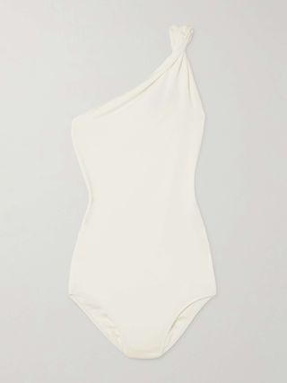 Lior twisted one-shoulder stretch-jersey bodysuit