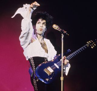 Prince onstage in New York, 1989