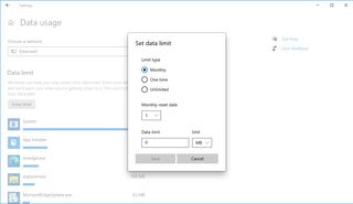 Windows 10 May 2020 Update data usage settings