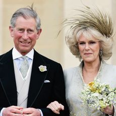 Prince Charles and Camilla Parker-Bowles at their 2005 wedding