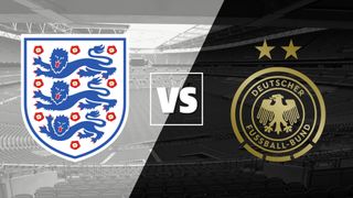 England and Germany football emblems 