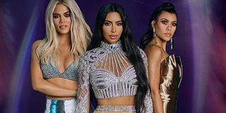 Khloe, Kim and Kourtney Kardashians in Season 18 poster