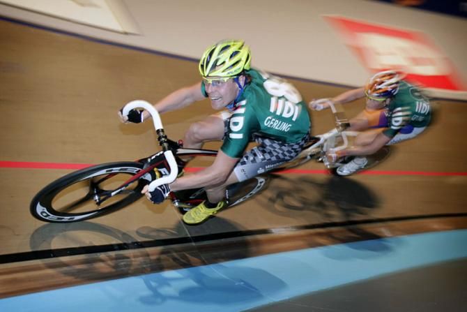 Teammates Leif Lampater and Dylan van Baarle in action during a team time trial