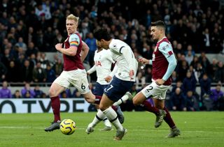 Tottenham’s Son Heung-min ran the length of the pitch to score a wonder goal in the 5-0 win over Burnley