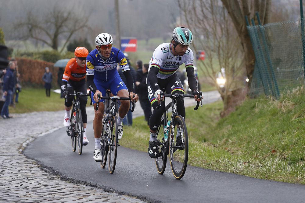 Peter Sagan (Bora - Hansgrohe) and Philippe Gilbert (Quick-Step Floors)
