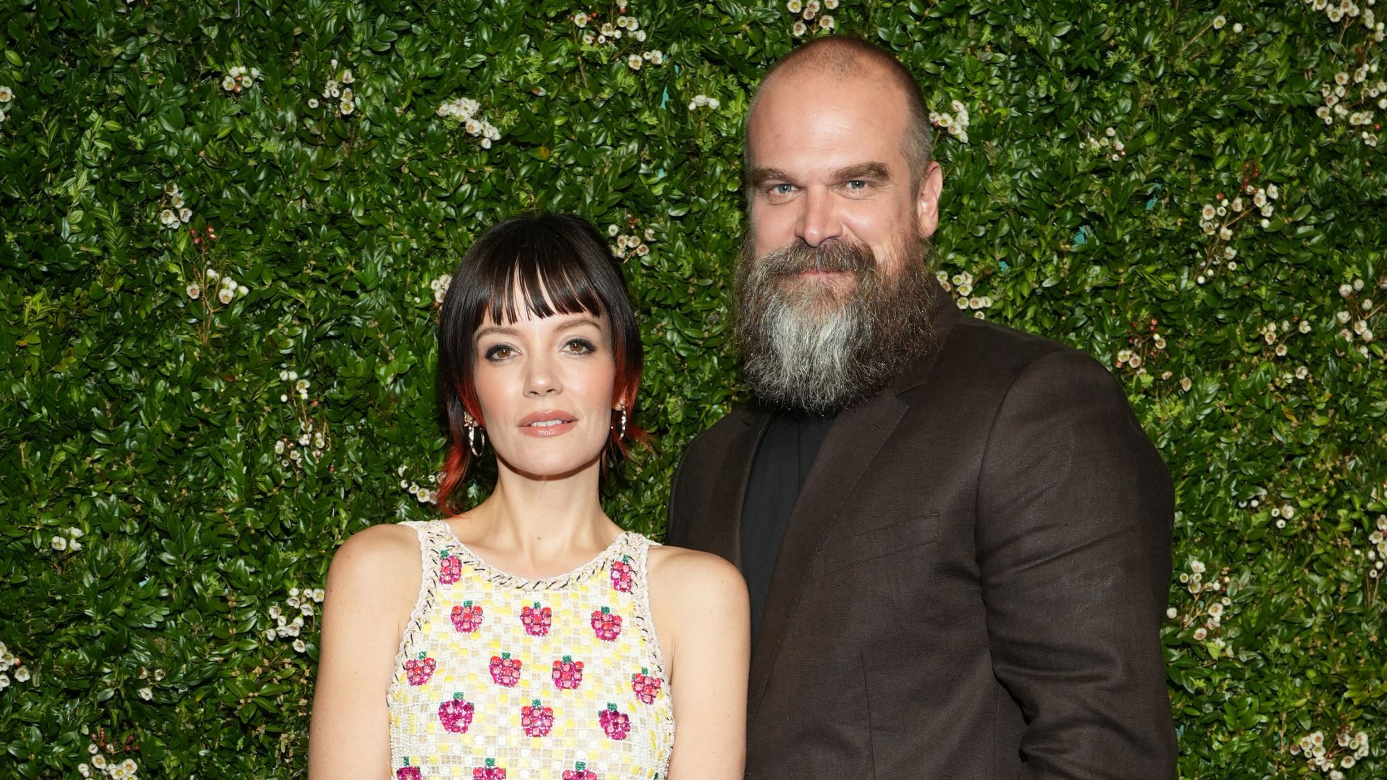Lily Allen and David Harbour