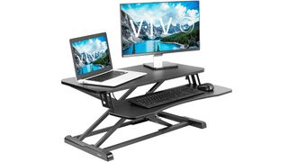 VIVO Stand Up Height Adjustable 32 inch Desk Riser, one of the best monitor stands