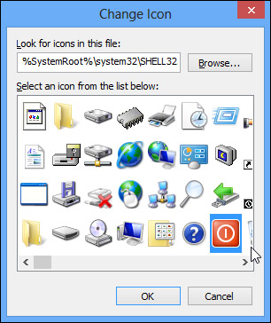 Choose the Icon for Your Shortcut