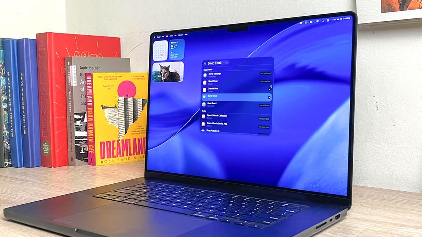 macOS Tahoe running on a MacBook Pro