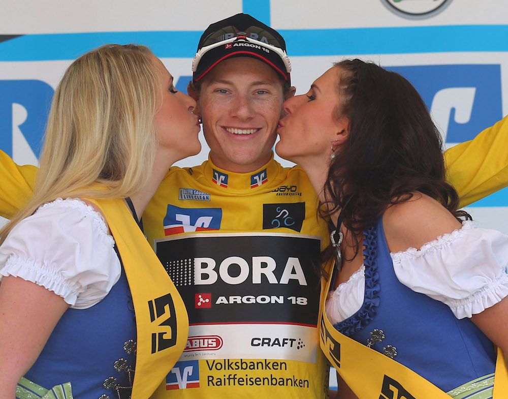 Sam Bennett (Bora-Argon 18) in the lead at Bayern Rundfahrt
