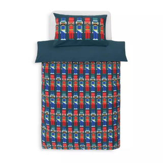 Habitat Christmas Nutcracker Printed Blue Bedding Set