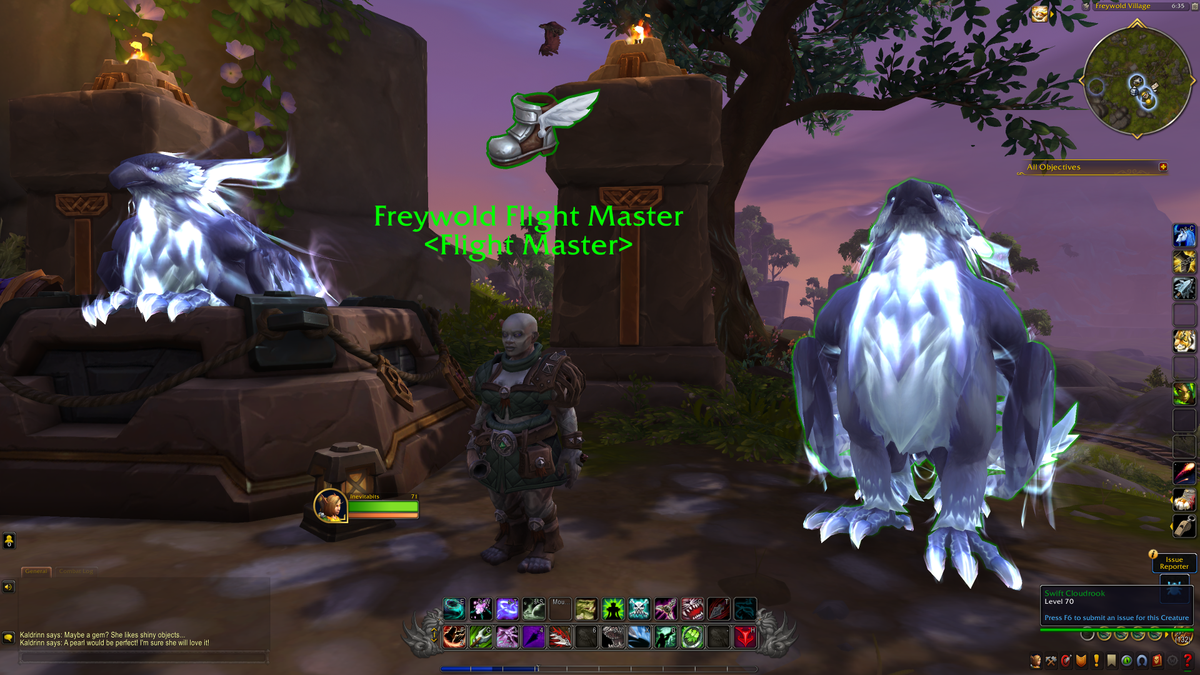 An image of a new flight icon in World of Warcraft: The War Within.