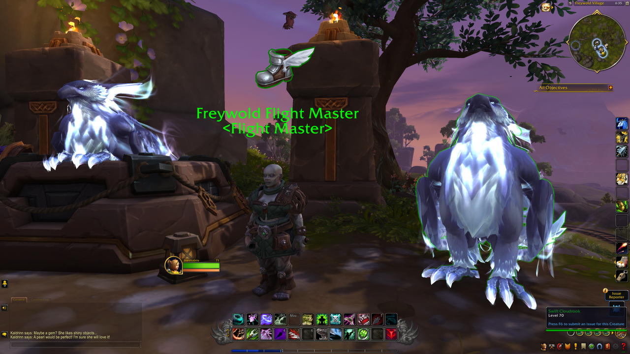 An image of a new flight icon in World of Warcraft: The War Within.