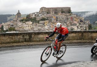 Brandon McNulty (Rally UHC Cycling) solos to the win during stage 3 at Giro di Sicilia